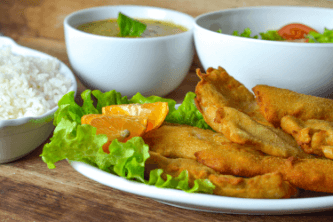 Filé de Peixe à Milanesa